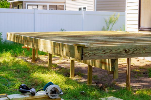 Elevated Deck Installation in Maryville