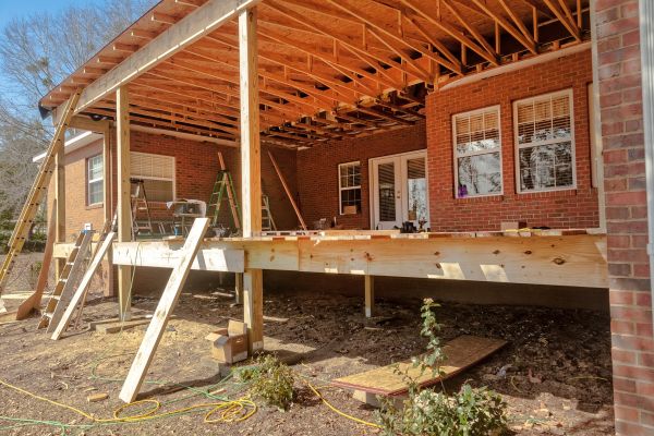Porch Columns Installation in Maryville