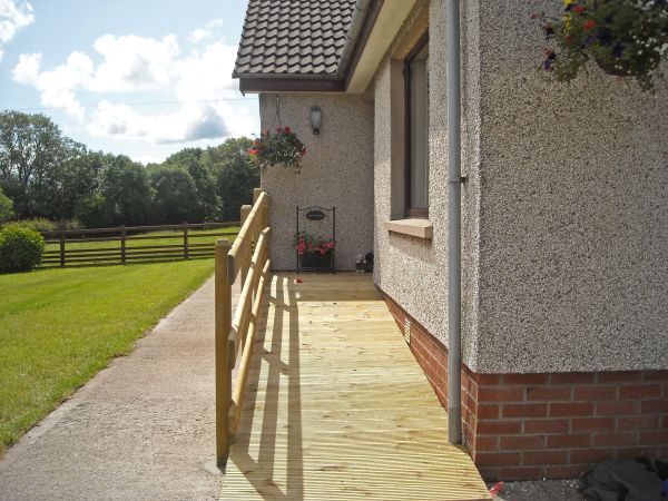 Hardwood Ramp Installation in Maryville