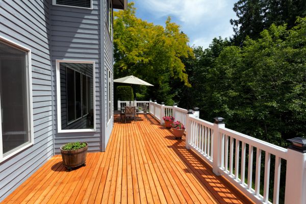 Cedar Deck Construction in Maryville