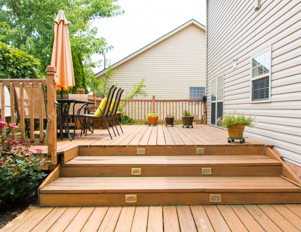 Wooden Patio Installation in Maryville