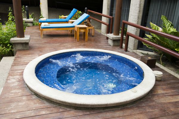 Hot Tub Deck Construction in Maryville